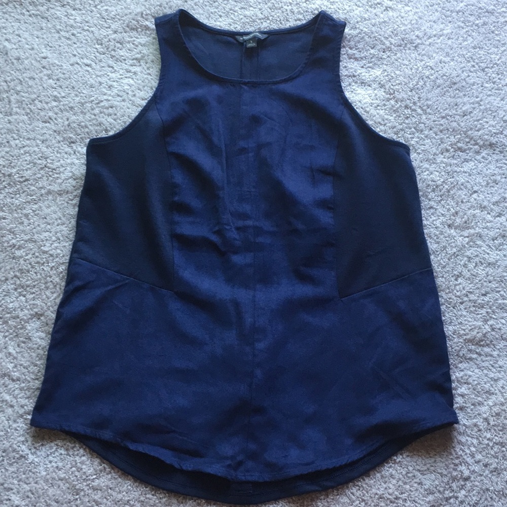 Banana Republic Mixed Media Panel Tank (S)